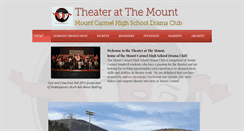 Desktop Screenshot of mchsdrama.com