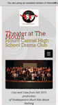 Mobile Screenshot of mchsdrama.com